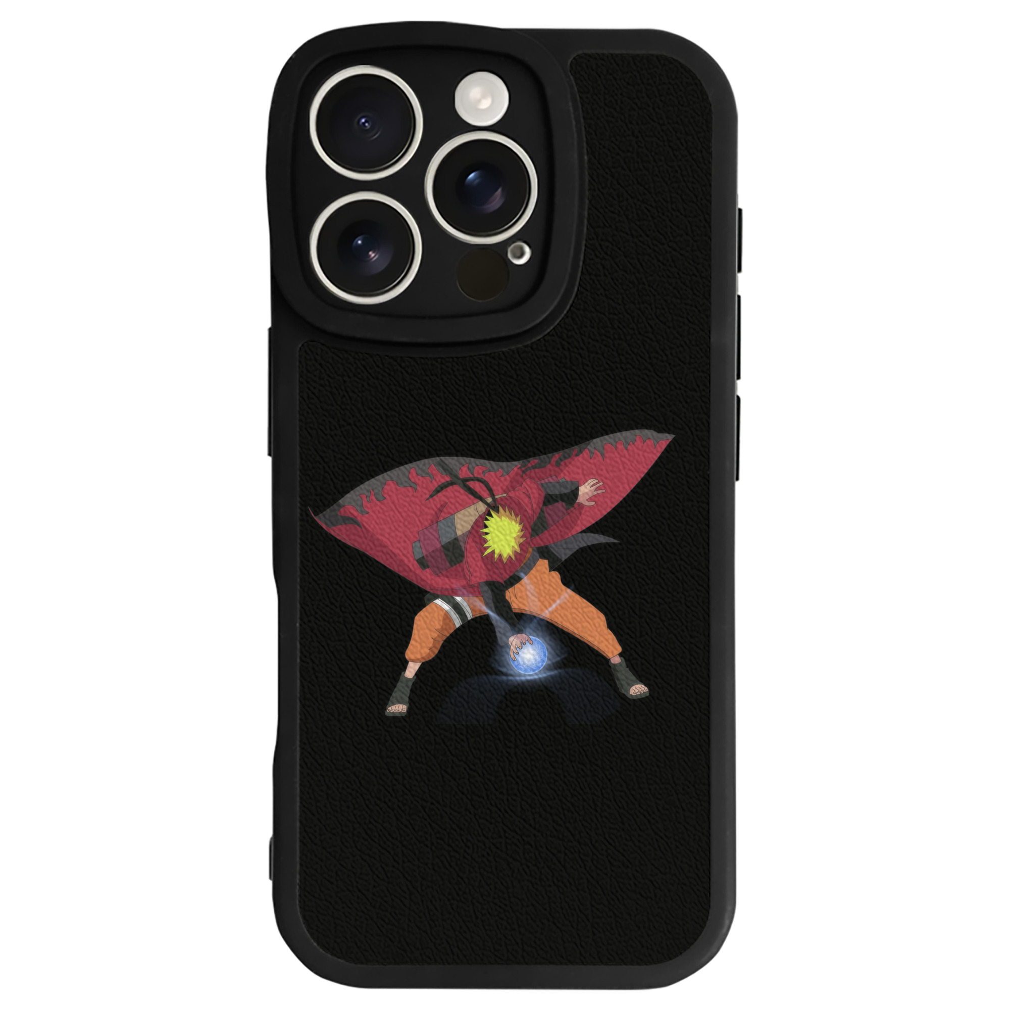 （画像用） NARUTO -ナルト- うずまき ナルト Uzumaki Naruto 【iPhone 16シリーズ対応】シリコンスマホケース（レザー調） 材質：シリコン